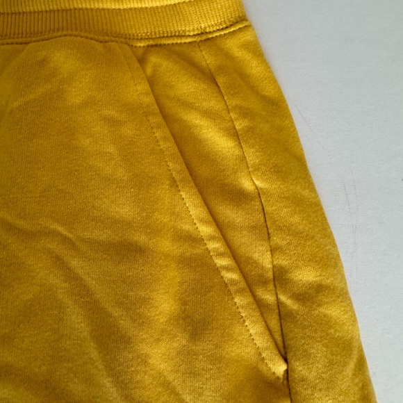 Old Navy Athletic Sweatshirt Shorts, S, Yellow, Wide Drawstring Waistband, NWOT - Picture 3 of 7